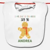 Babero personalizado 'Galleta de Navidad'