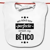 Babero personalizado 'No solo soy perfecto'