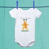 Body beb&eacute; personalizado 'Galleta de Navidad'