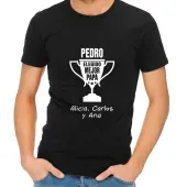 Camiseta al mejor pap&aacute; personalizada