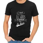Camiseta cumplo a&ntilde;os as&iacute; de bien