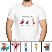 Camiseta familias personalizado para hombre