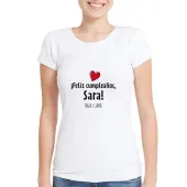 Camiseta feliz cumplea&ntilde;os mujer
