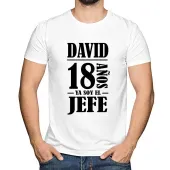 Camiseta personalizada 18 a&ntilde;os