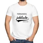 Camiseta personalizada para jubilado