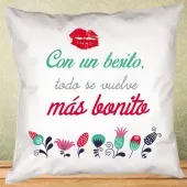 Coj&iacute;n besito personalizado