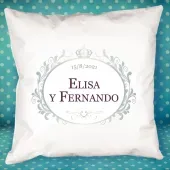 Coj&iacute;n personalizado para Boda