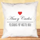 Coj&iacute;n personalizado para pareja