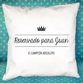 Coj&iacute;n personalizado Reservado para pap&aacute;