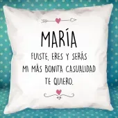 Coj&iacute;n rom&aacute;ntico personalizado