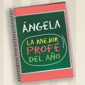 Cuaderno personalizado al mejor profe