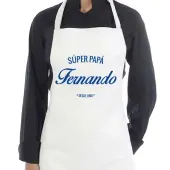 Delantal personalizado S&uacute;per pap&aacute;