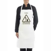 Delantal "Precauci&oacute;n chef experimentando"