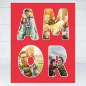 Lienzo personalizado AMOR