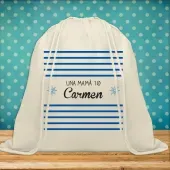 Mochila de cuerdas marinera BIO personalizada