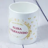 Taza especial bodas personalizada