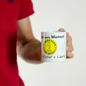 Taza personalizada "Al mejor padre del mundo"