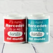 Taza personalizada para la mam&aacute; m&aacute;s bonita