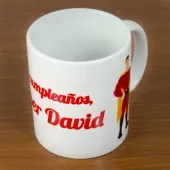Taza superh&eacute;roe personalizada