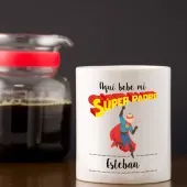 Taza S&uacute;perpadre personalizada