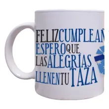 Taza personalizada con tu frase
