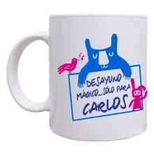 Taza desayuno mágico personalizada