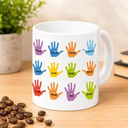 Taza personalizada 'Dejas huella'
