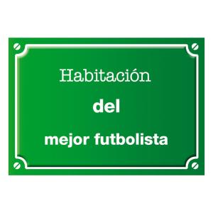 Placa de calle infantil personalizada