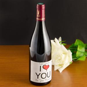 Botella de vino 'Corazón'