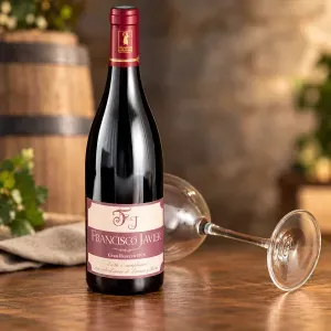 Botella de vino para cumpleaños