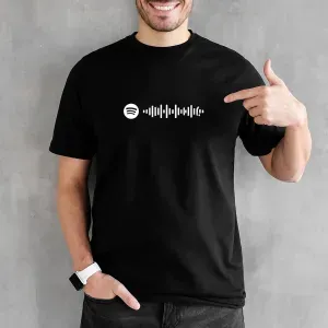 Camiseta personalizada con código Spotify