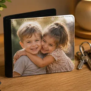 Cartera para caballero personalizada con foto