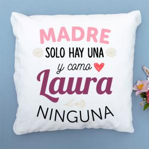 Cojín personalizado como mamá ninguna