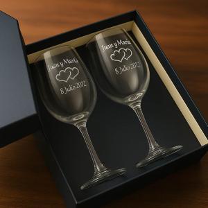Copas de vino para parejas
