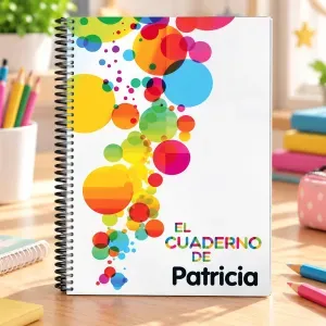 Cuaderno globos de colores