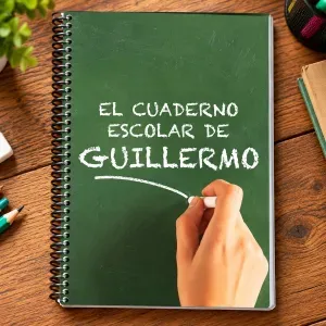 Cuaderno para el cole personalizado