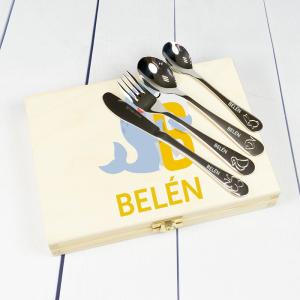 Cubiertos personalizados 'alfabeto animal'