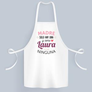 Delantal personalizado 'Como mamá ninguna'