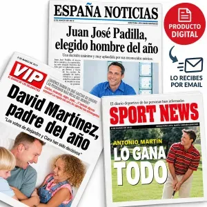 Falsa portada DIGITAL de periódico para él