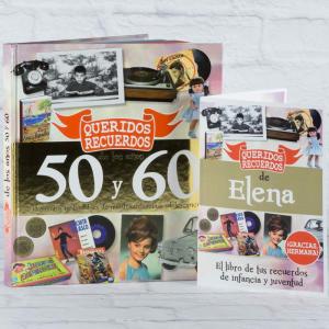 Libro Queridos Recuerdos con tarjeta para hermana