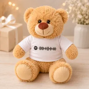 Osito de peluche con código Spotify