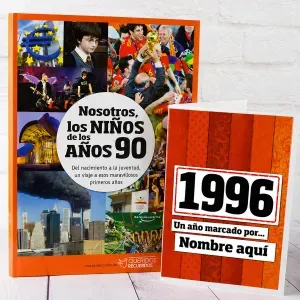 Regalo 30 cumpleaños: libro con tarjeta