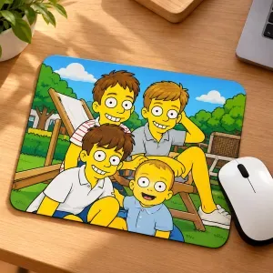 Retrato personalizado a partir de tu foto en alfombrilla