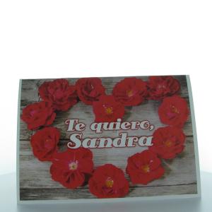 Tarjeta personalizada enamorados