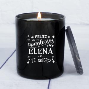 Vela grabada 'Feliz cumpleaños'