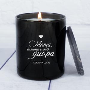Vela grabada para madre