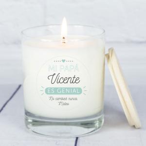 Vela personalizada Papá genial