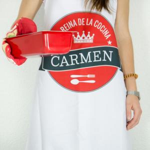 Delantal personalizado la reina de la cocina