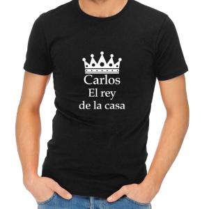 Camiseta personalizada 'El rey de la casa'