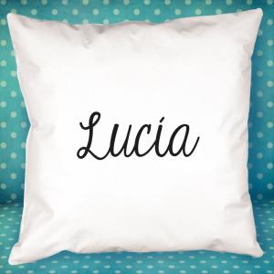 Cojín personalizado con nombre